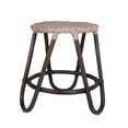 thumbnail image 1 of Bengkok Round Dark Brown Natural Woven Rattan Side Table by East at Main 16"Diameter x 20.5"Height, 1 of 5