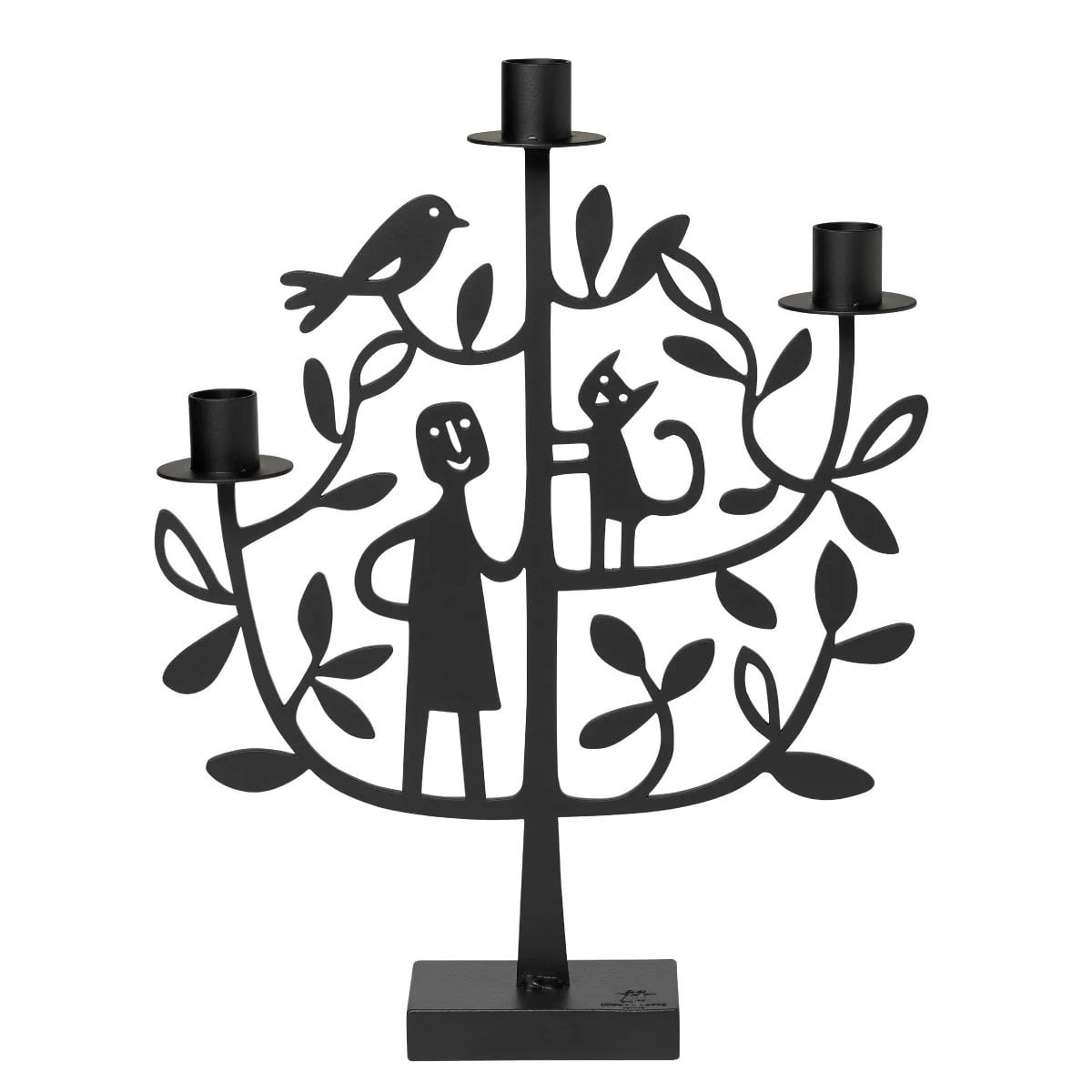 Bengt & Lotta Cat in Tree Candle Holder