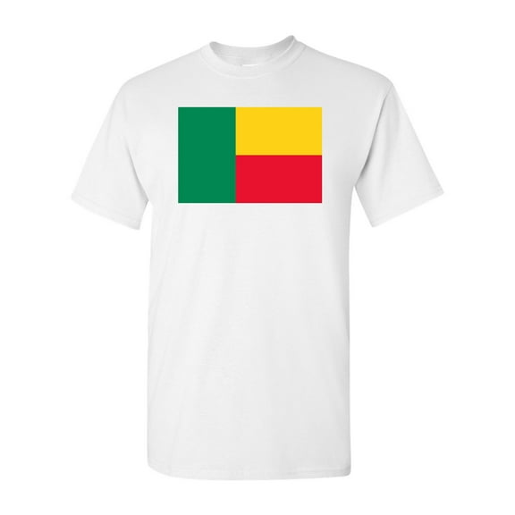 Benin Country Flag Adult DT T-Shirt Tee