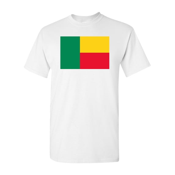 Benin Country Flag Adult DT T-Shirt Tee