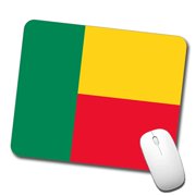 Benin Country Flag Mouse Pad Low Profile Gaming Mat