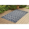 thumbnail image 1 of Benissimo Contemporary Indoor / Outdoor Area Rug LA PETITE Collection I 6x9 I Navy, 1 of 6