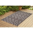 thumbnail image 1 of Benissimo Contemporary Indoor / Outdoor Area Rug RIBON Collection I 5x7 I Brown, 1 of 6