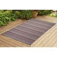 thumbnail image 1 of Benissimo Contemporary Indoor / Outdoor Area Rug STRIPES Collection I 5x7 I Brick, 1 of 6