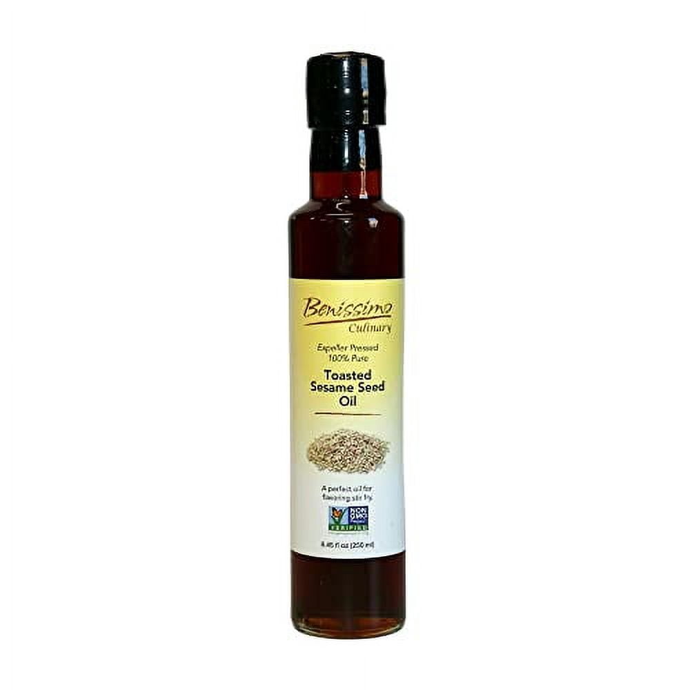 Benissimo Expeller Pressed 100 Pure Toasted Sesame Seed Oil