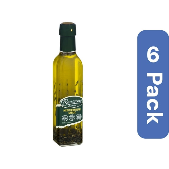 Benissimo Mediterranean Garlic Oil 8.1 oz (Pack Of 6)