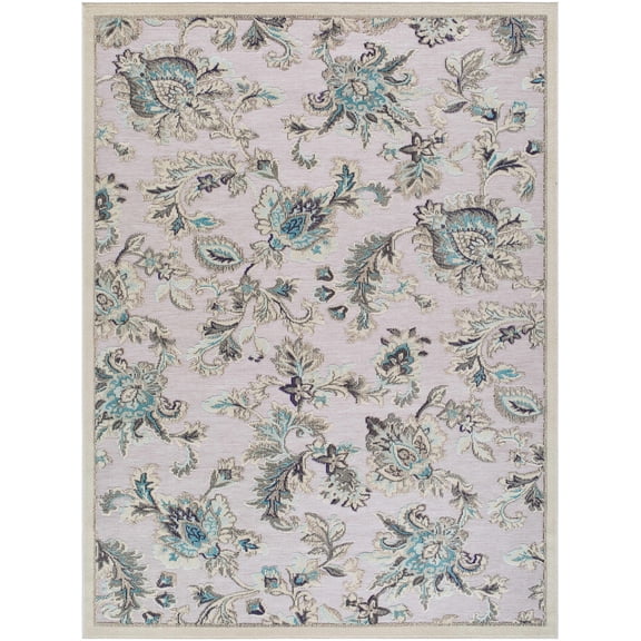 BoutiqueRugs Benita Coastal Area Rug - Outdoor Safe - Tan, Cream, Light Brown - 7'10" x 10'2"