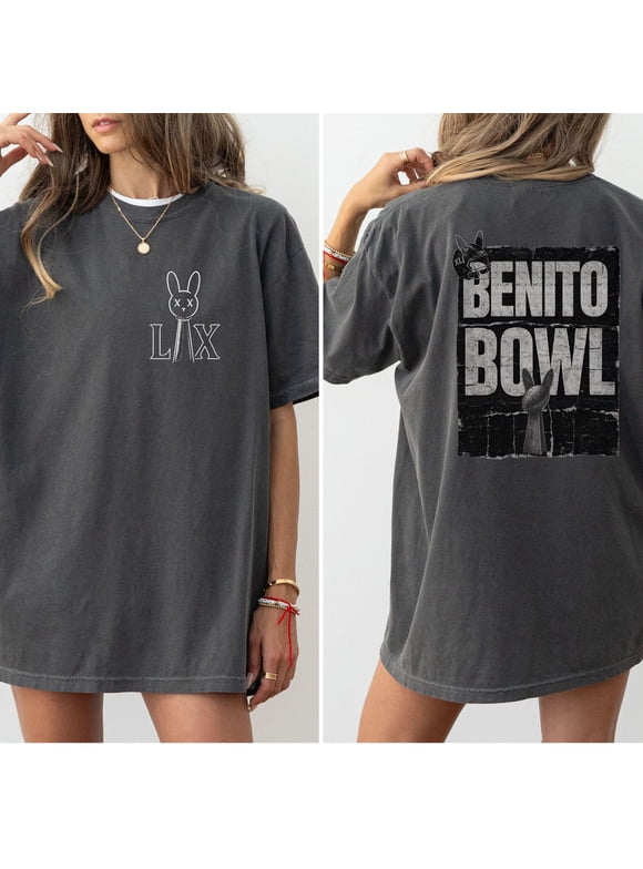 Benito Bowl Bad Bunny Tshirt, Super Bowl Bunny LX T-Shirt, Puerto Rico Music Gift, Here For The Benito Bowl Unisex Tee
