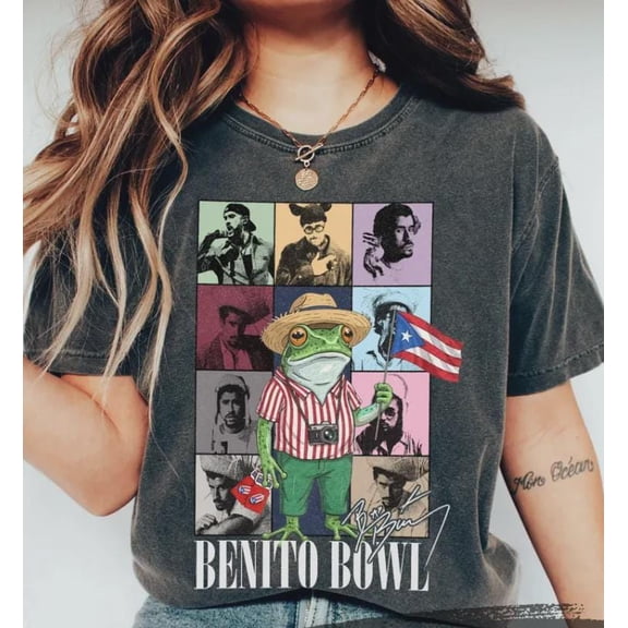 Benito Bowl Puerto Rico Football t-shirt - Bad Bu.nny Super Bowl Shirt