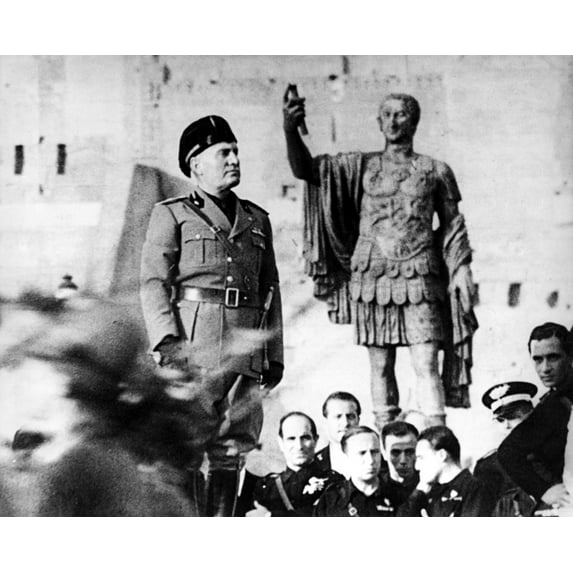 Benito Mussolini History (36 x 24)
