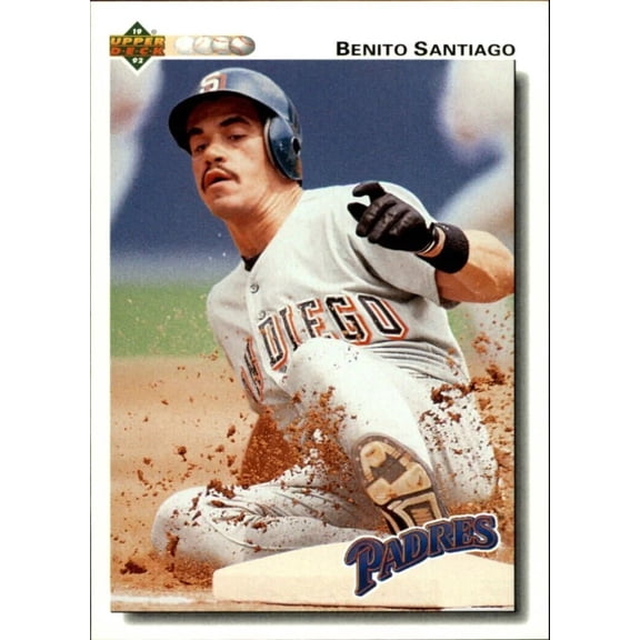 Benito Santiago 1992 Upper Deck MLB #253 Baseball Card San Diego Padres