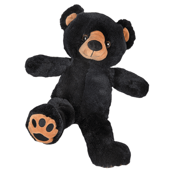 Benjamin Black Bear 8 Inch Stuffed Teddy, Soft Classic Animal Companion