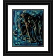 thumbnail image 1 of Benjamin F. Berlin 20x23 Black Ornate Framed Double Matted Museum Art Print Titled: Figures (Mid-To-Late 1920s), 1 of 5