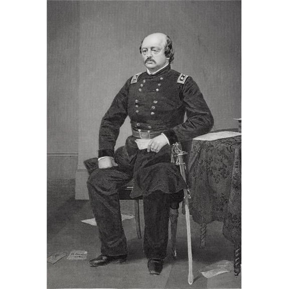 Benjamin F. Butler 1818-1893. American  Lawyer  Politician And Army Officer