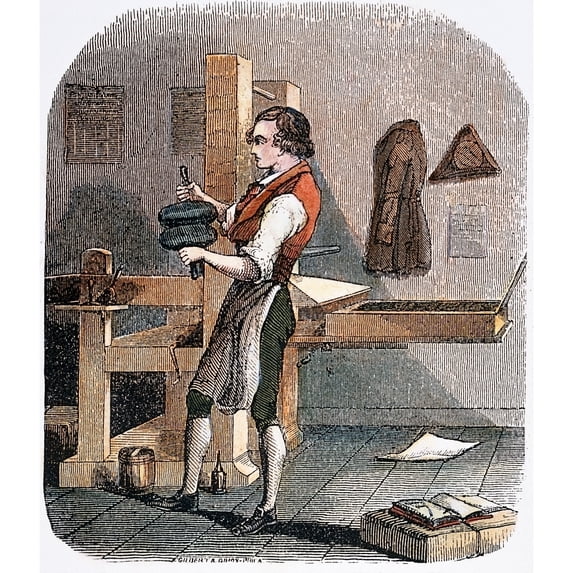 Benjamin Franklin N(1706-1790). American Printer Publisher Scientist Inventor Statesman And Diplomat. Franklin As A