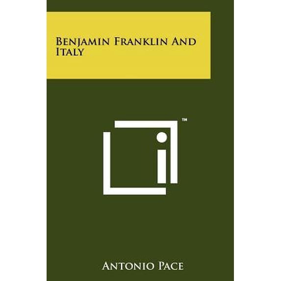 Benjamin Franklin and Italy Paperback