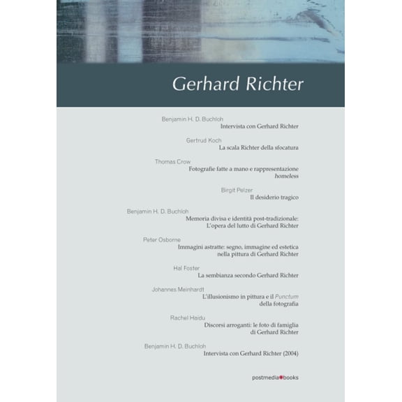 Benjamin H. D. Buchloh Gerhard Richter (Paperback)