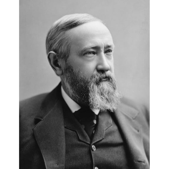 Benjamin Harrison History (18 x 24)