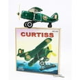 thumbnail image 1 of Benjamin International Curtiss Model Plane - 7 inches - Green - MS 454 - Wheels - Curtiss Model Plane, 1 of 3
