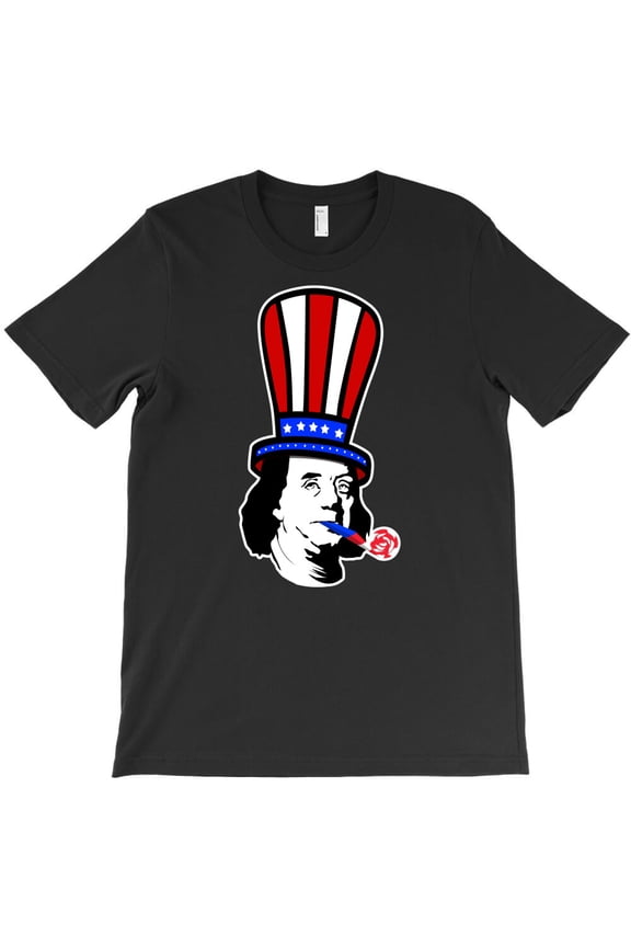 Benjamin Loves America, Funny Patriotic Historical Humor G20700 Unisex T-Shirt, Up to Size 5XL