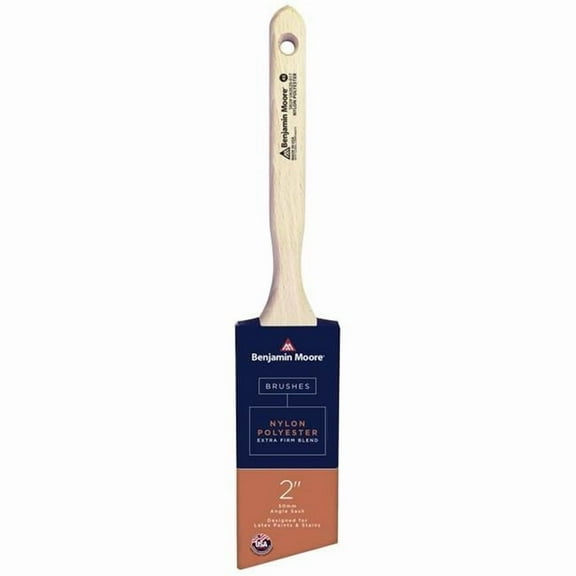 Benjamin Moore 1025004 2 in. Extra Stiff Angle Sash Paint Brush - Pack of 6