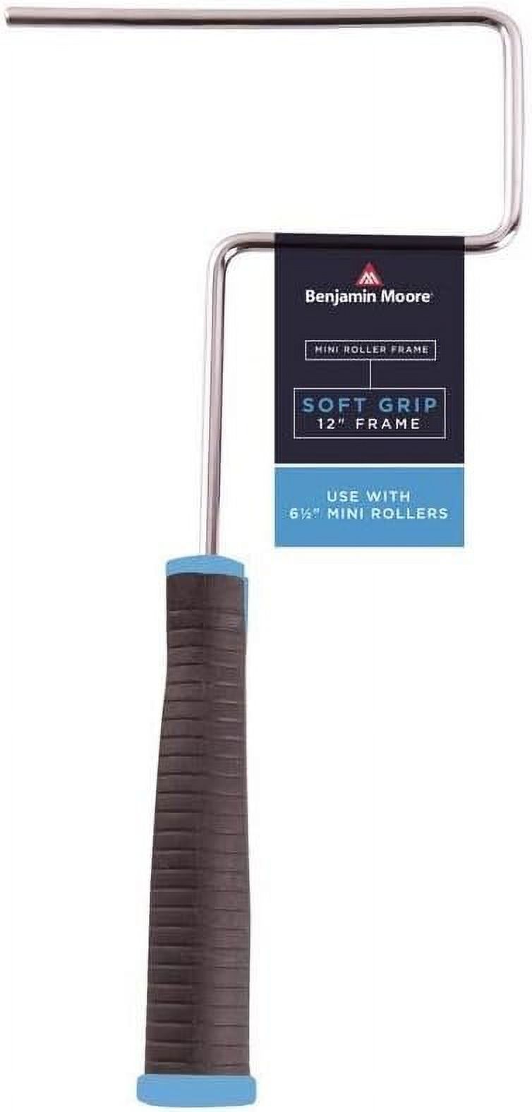 Benjamin Moore 6.5 in. W Mini Paint Roller Frame Threaded End - Walmart.com