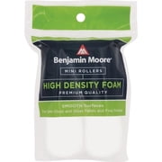 Benjamin Moore Foam 4 in. W Mini Roller 2 pk   Interior & Exterior Use, Professional Finish