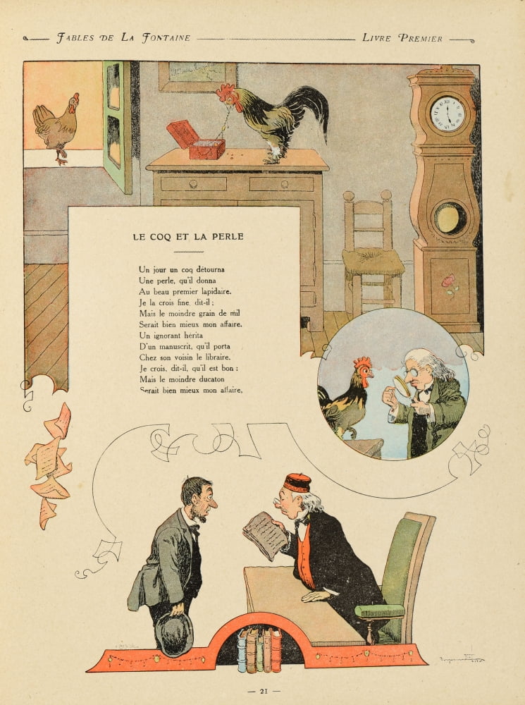 Benjamin Rabier (1864-1939) Canvas Art - (18 x 24)