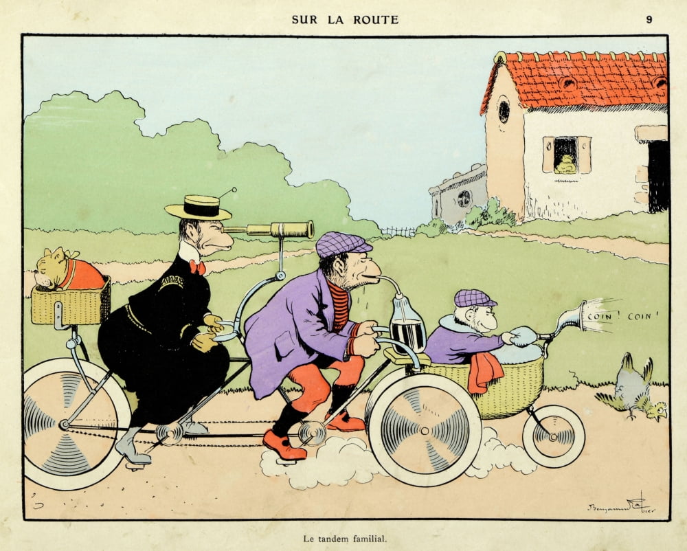Benjamin Rabier (1864-1939) Canvas Art - (24 x 18)