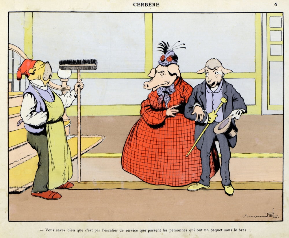 Benjamin Rabier (1864-1939) Canvas Art - (24 x 18)