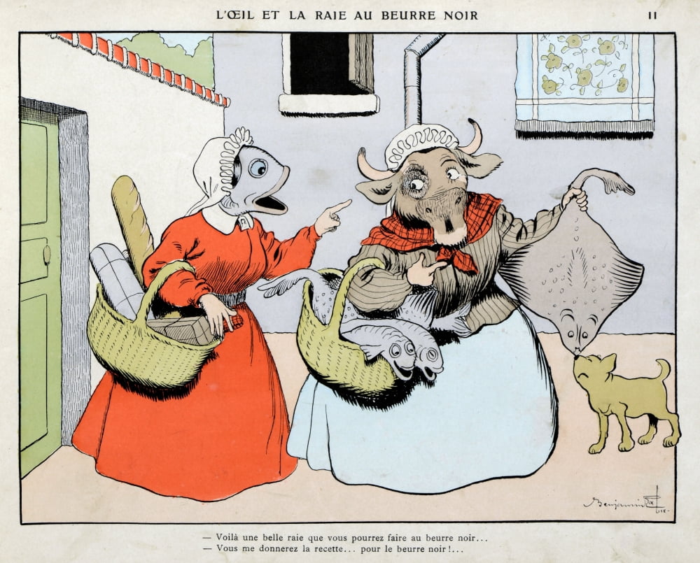 Benjamin Rabier (1864-1939) Canvas Art - (24 x 18)