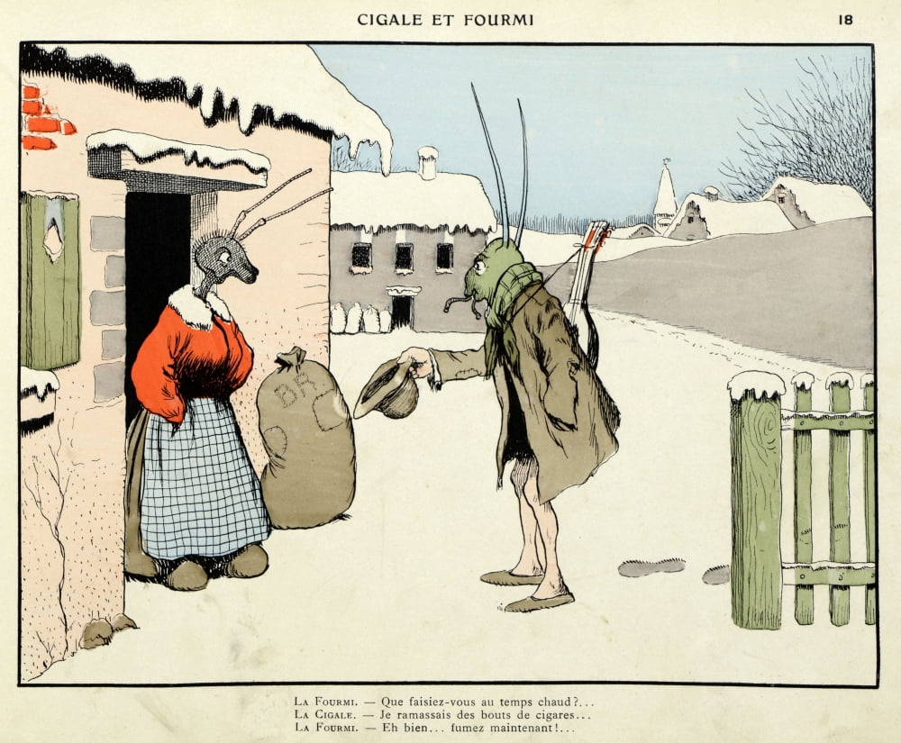 Benjamin Rabier (1864-1939) Canvas Art - (24 x 18)