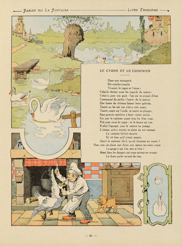Benjamin Rabier (1864-1939) Canvas Art - (24 x 36)