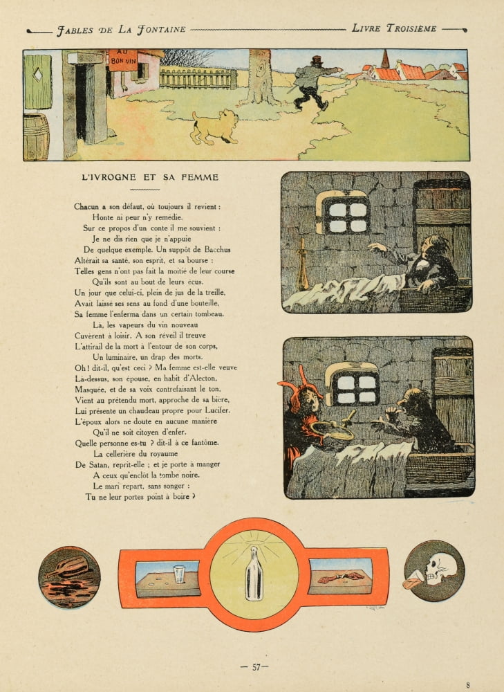 Benjamin Rabier (1864-1939) Canvas Art - (24 x 36)