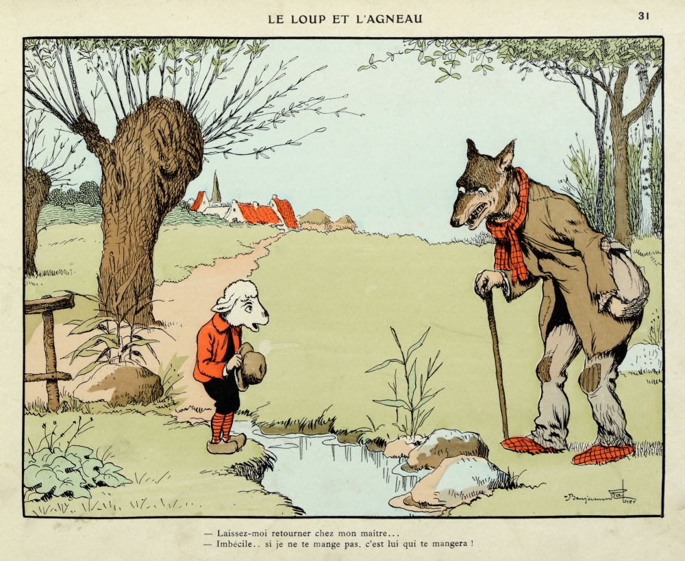 Benjamin Rabier (1864-1939) Canvas Art - (36 x 24)