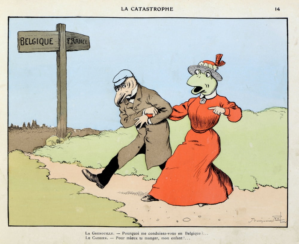 Benjamin Rabier (1864-1939) Canvas Art - (36 x 24)