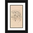 thumbnail image 1 of Benjamin Robert Haydon 15x24 Black Ornate Framed Double Matted Museum Art Print Titled: Study of a Man's Expressive Face, 1 of 5