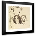 thumbnail image 1 of Benjamin Robert Haydon 20x21 Black Modern Framed Museum Art Print Titled - Study For, Christ's Entry into Jerusalem. (1810 to 1820), 1 of 5