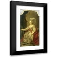 thumbnail image 1 of Benjamin Samuel Bolomey 11x18 Black Modern Framed Museum Art Print Titled - Frederika Sophia Wilhelmina of Prussia (1751-1820), Wife of Prince Willem V (1770), 1 of 5