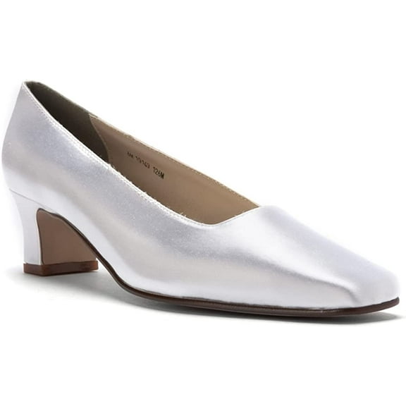 touch ups womens betty white satin 10.5 m