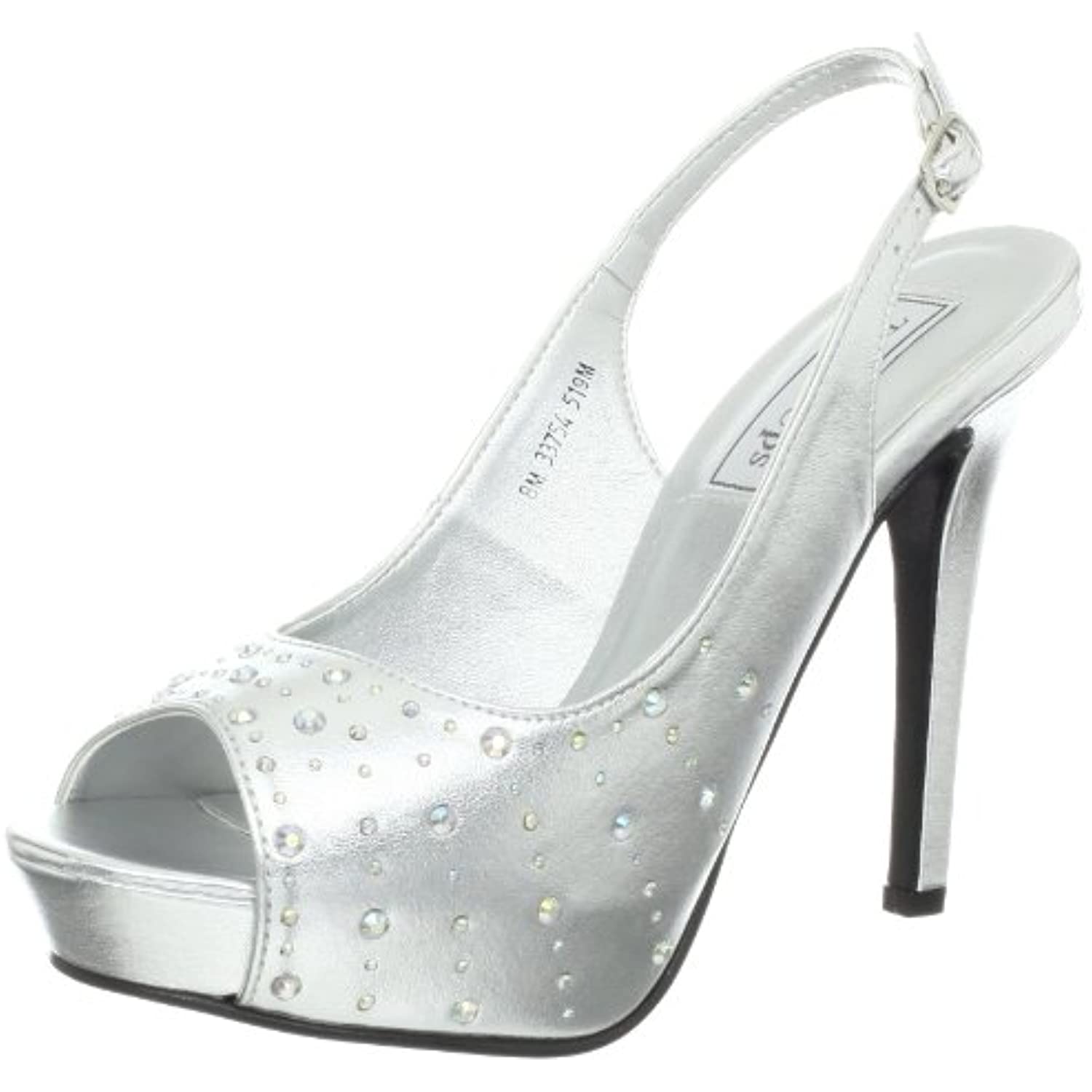 Touch Ups Women s Brooke Silver Pump Size 5