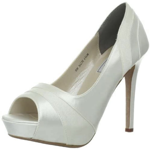Benjamin Walk 848231014904 Touch Ups Womens Dot Pump, Silver - Wide 5