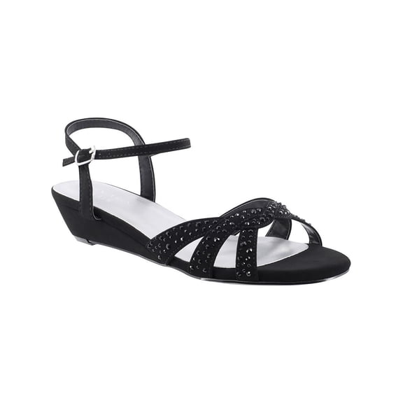 Benjamin Walk Womens Lena Faux Suede Strappy Slingback Sandals