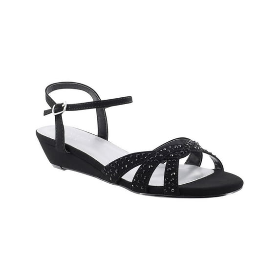 Benjamin Walk Womens Lena Faux Suede Strappy Slingback Sandals