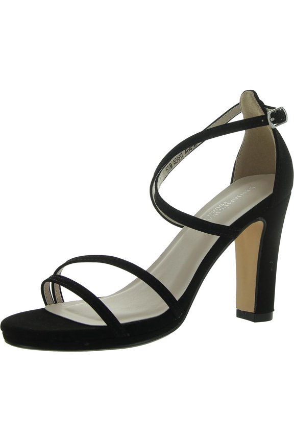 Womens Slip On Ankle A Strappy Sandals