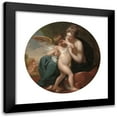 thumbnail image 1 of Benjamin West 12x12 Black Modern Framed Museum Art Print Titled - Cupid, Stung by a Bee, is Cherished by His Mother (1774), 1 of 5