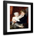 thumbnail image 1 of Benjamin West 12x14 Black Modern Framed Museum Art Print Titled - Mrs Benjamin West II with Her Son Benjamin West IIi, 1 of 5