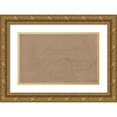 thumbnail image 1 of Benjamin West 18x13 Gold Ornate Wood Frame and Double Matted Museum Art Print Titled - A Farm Near Windsor (1789), 1 of 4