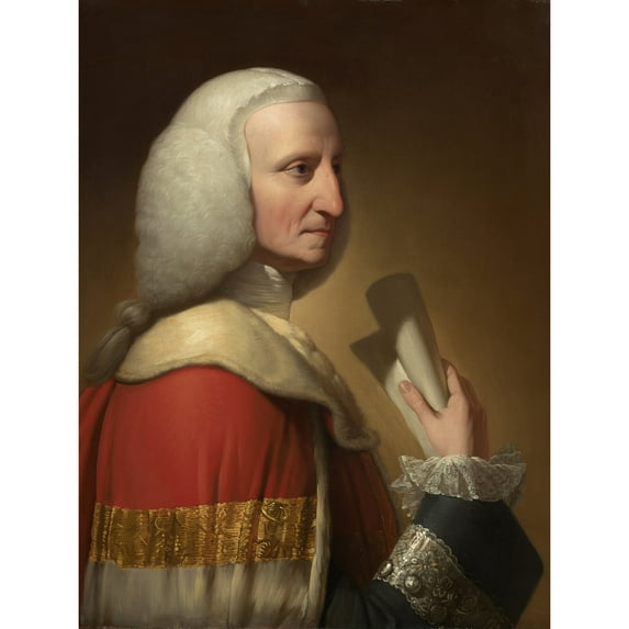 Benjamin West George First Lord Lyttelton 1772 Painting Extra Large XL Wall Art Poster Print