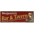 thumbnail image 1 of Benjamin's Bar and Tavern Red Chic Sign Man Cave Decor Gift 6x18 206180002460, 1 of 1